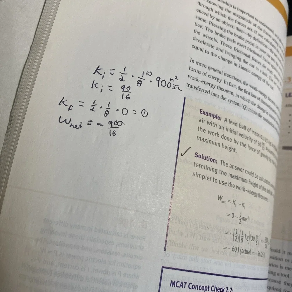 MCAT Physics and Math Review : Online + Book Paperback Kaplan